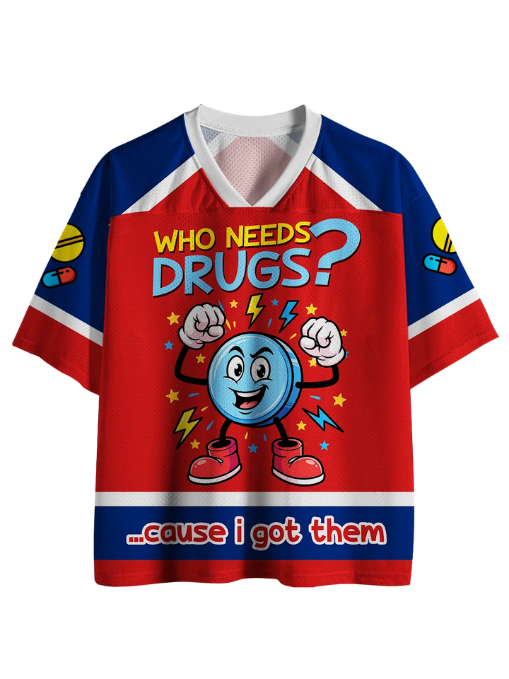 Maillot oversize - Who needs drugs ?